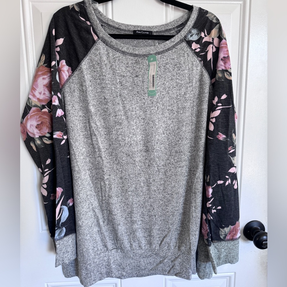 Pink Clover long sleeved shirt